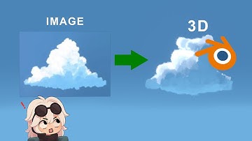 Cách làm mây 3d giống 2d cartoon