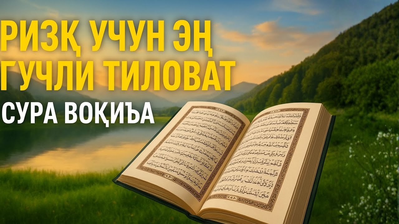 Ризқ учун энг кучли тиловат — Сура Воқиъа