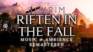 Riften In The Fall | Skyrim Music & Ambience Remastered | Elder Scrolls Ambient Music [3 Hrs]