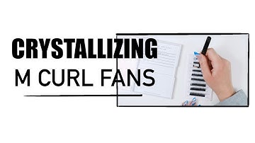 CRYSTALLIZING M CURL FANS | Storing Handmade Volume Fans