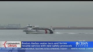Boston Harbor Water Taxis Resume Service With Safety Protocols