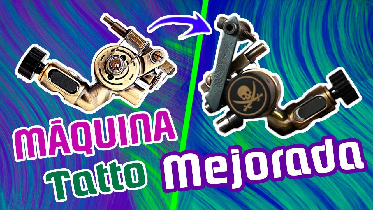 Como modificar máquina rotativa motor transversal 🔥🔥🔥 how to modify rotary tattoo machine ⚡⚡