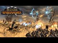《Total War: Warhammer 3》矮人惡夢！古墓王戰車海無限來回輾壓 雙白骨巨人遠程點名 完美機動戰