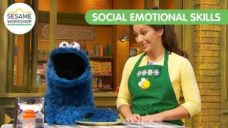 Nina Helps to Handle Cookie Monster's Tantrum | Social Emotional Skills