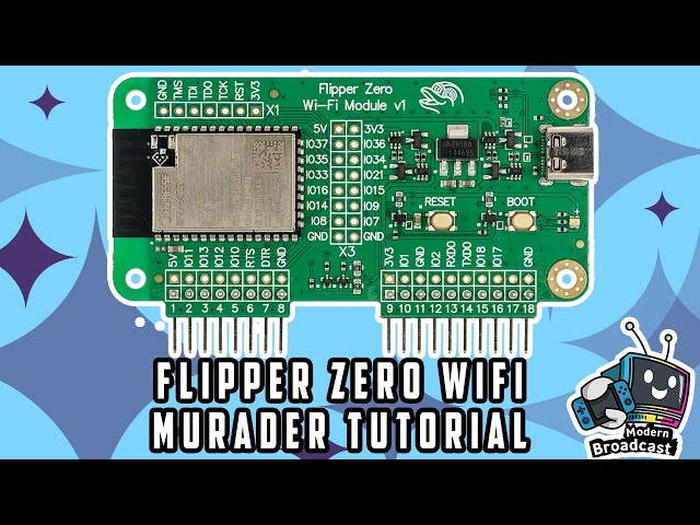 Game Over Flipper Zero Wifi GPIO Module from ruckus // section80 on Tindie