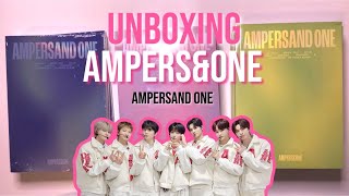 Unboxing AMPERS&ONE Debut Album “Ampersand One” (14 albums)