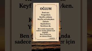 Sevdi̇ği̇n Oğluna Gönder, Si̇zi̇n Sevgi̇ni̇ Unutmasin Ğum Şfet Üzelsözler
