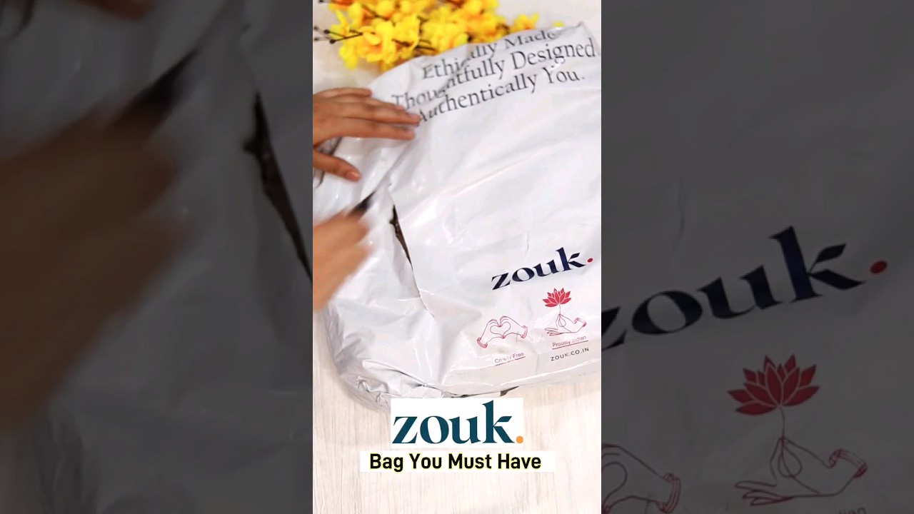 Got this beautiful bag from @zoukonline ..which is absolute love 💕