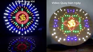 0937231533- Bảng HÀO QUANG LED 4 Tấc OM MANI PADME HUM - Hiệu Ứng Hào Quang Đẹp Mắt- Đèn Led Chữ OM screenshot 3