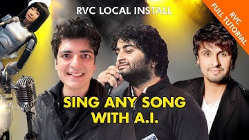How to convert any song into your voice with RVC | A.I. से अपनी आवाज़ में कोई भी गाना कैसे बदलें