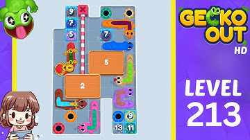 Gecko Out Level 213 Solution Walkthrough