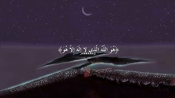 أواخر سورة الحشر | أحمد النفيس