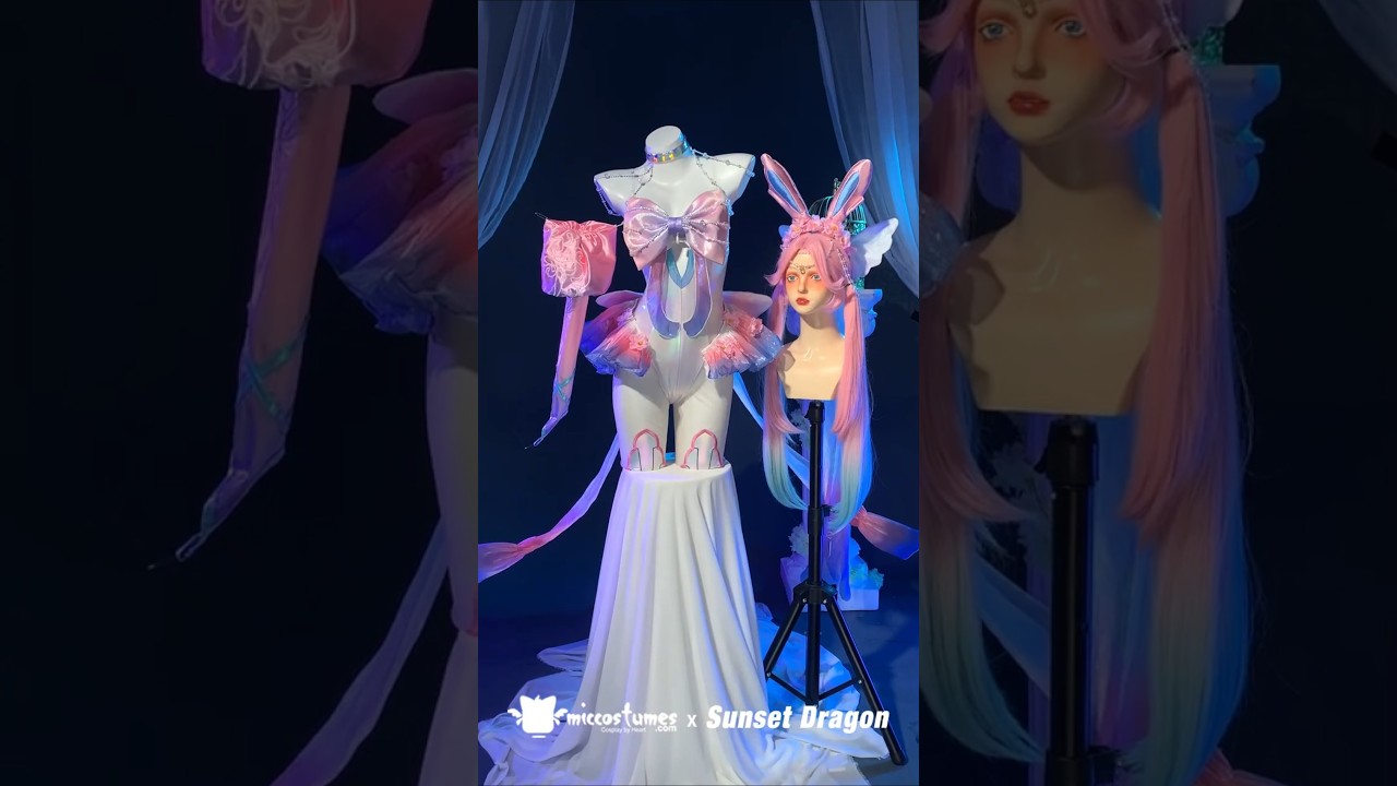 Miccostumes x Sunset Dragon PM Cosplay Costume Fairy Bodysuit Wearing Tutorial