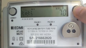 A cycle through my EDMI Atlas Mk7C smart electricity meter
