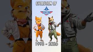 Fox McCloud over the years #starfox #foxmccloud #mariogalaxymovie #nintendoswitch #shorts #gaming