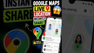 Google Maps Ka Hidden Feature 😱 Live Location Share Karo! #Shorts