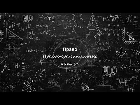 17. Правоохранительные органы