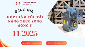 Bảng giá hộp giảm tốc tải nặng trục song song F tháng 11/2025 - Thành Thái Motor