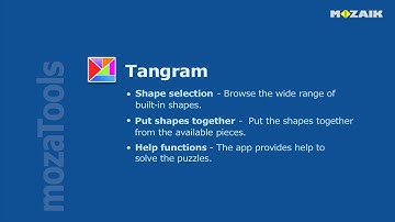 mozaBook Interactive Teaching Software - Tangram tutorial video