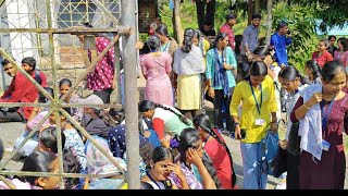Students Protest Mahatma Gandhi Govt College Mayabunder Boycott Deemed University