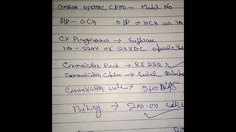 Timer and binary in omron p.l.c