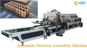 WellDoing-Automatic Partition Assembler Machine #partitionassembler #cartonpackingmachinery