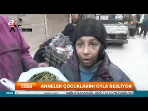 Suriyeli Masum çocuklar, Açlıktan ölüyor Güncel Haber