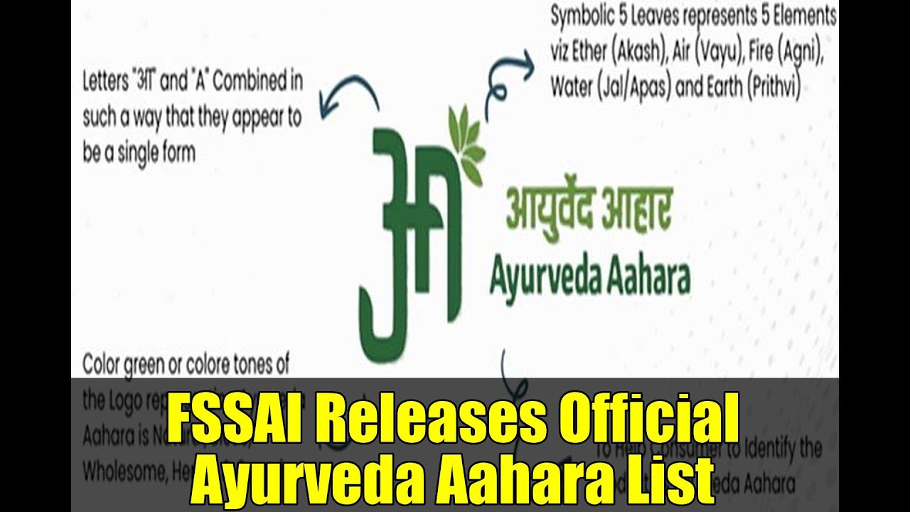 FSSAI Releases Official Ayurveda Aahara List | Traditional Indian Food Wisdom Explained