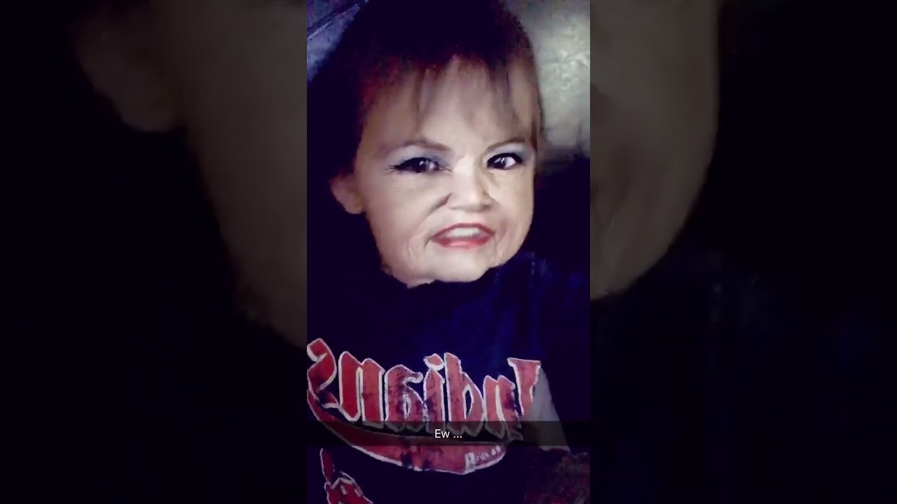 Baby Axl did not approve of this Snapchat filter 