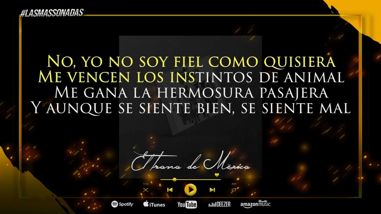 No La Voy a Engañar / Karaoke / El Trono De a Mexico