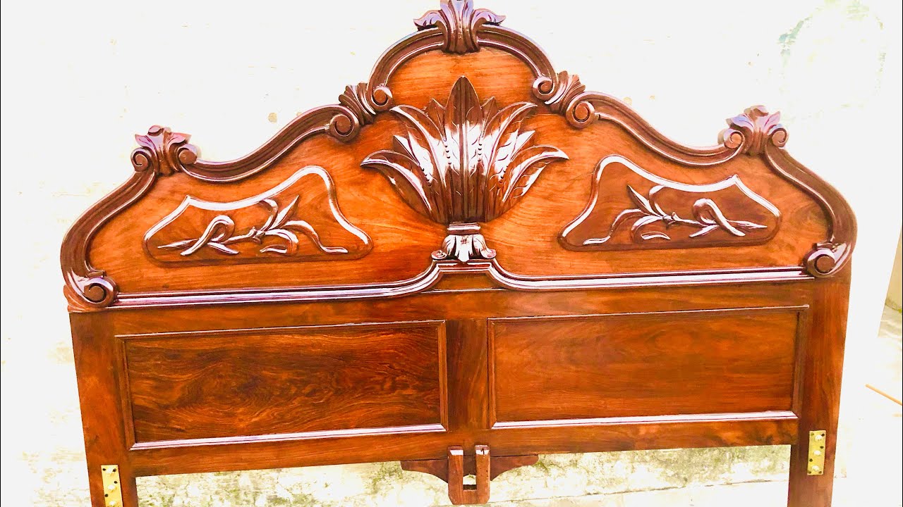 20 years old wood bed polish// how to polish old bed // normal shine polish