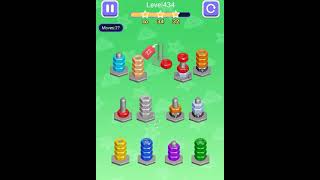 Nut Sort Puzzle Level 431 - 440 Walkthrough