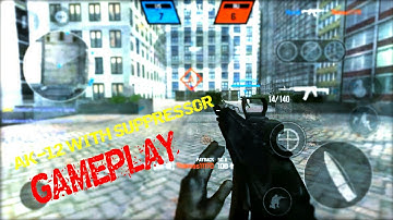 Bullet Force: [AK-12 with Suppressor] GAMEPLAY: TOO OP?