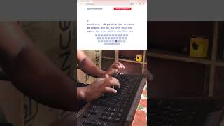93 WPM Typing Speed Look on Computer/PC/Laptop Keyboard #fasttyping #raushantypingmaster