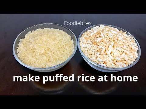 Video: How To Make Puffed Rice At Home