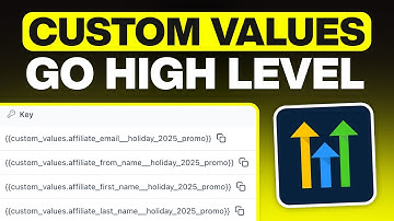 GoHighLevel Custom Values Tutorial for Beginners (2026)