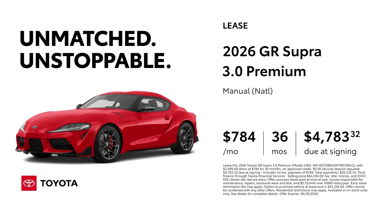 Toyota GR Supra 06/22/2026 7567306 - YouTube