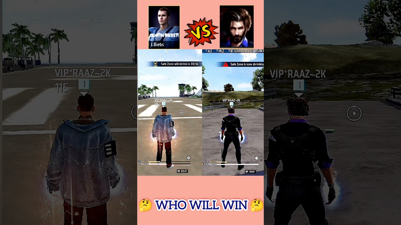 J-BIEBS VS ELITE ANDREW LANDMINE DAMAGE ABILITY TEST 