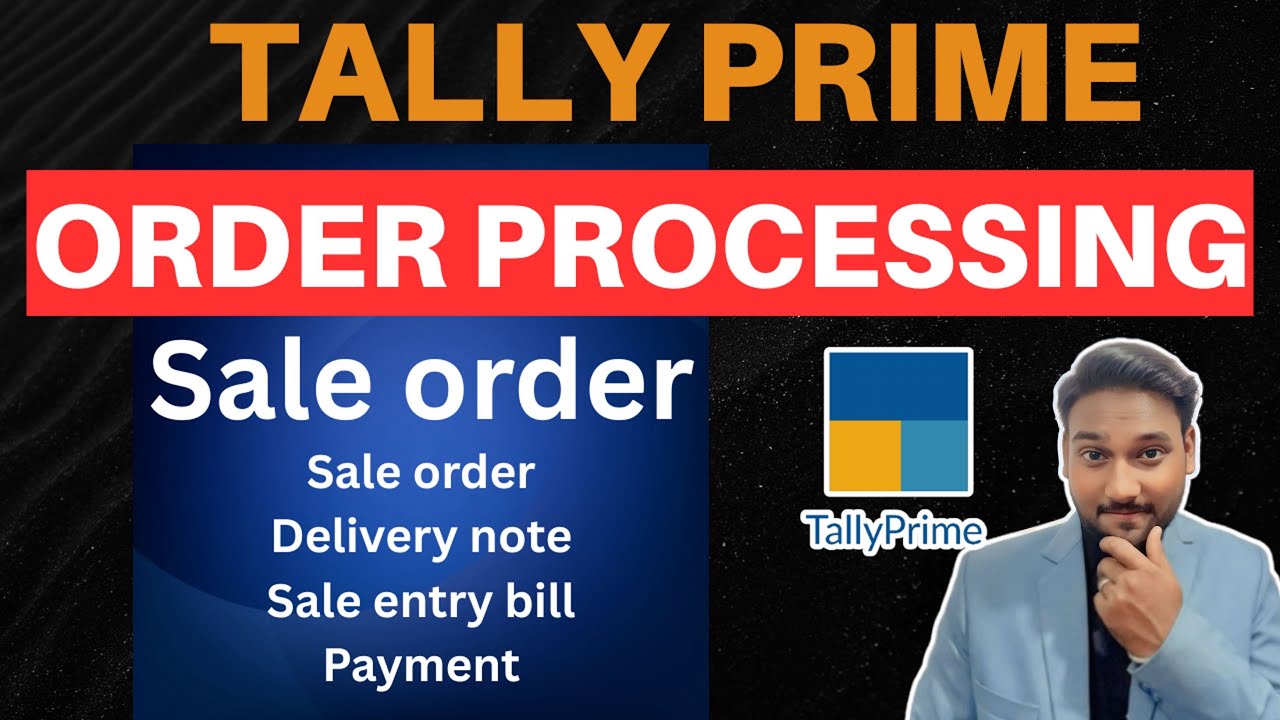 Tally Prime - Sales Order process | Tally meSales order kaise banaye 