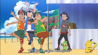 Goh know today that Ash is Alola league champion🤦🏻‍♂️| Ash fans in Alola region | Pokémon journeys