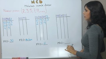 MAXIMO COMUN DIVISOR - MCD