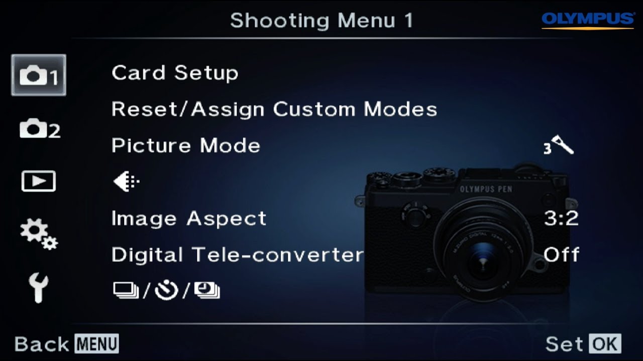 Oly Tip.2 ทำความเข้าใจระบบเมนูกล้อง Olympus # 1