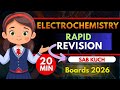 Zero to Hero Electrochemistry in Minutes ⚡ | Rapid Shot | Class 12 Chemistry Boards 2025