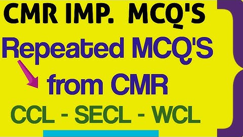 CMR IMP MCQ