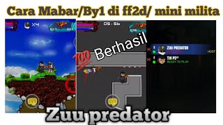 TUTORIAL CARA MABAR FF2D/MINI MILITIA 💯 BERHASIL!!!