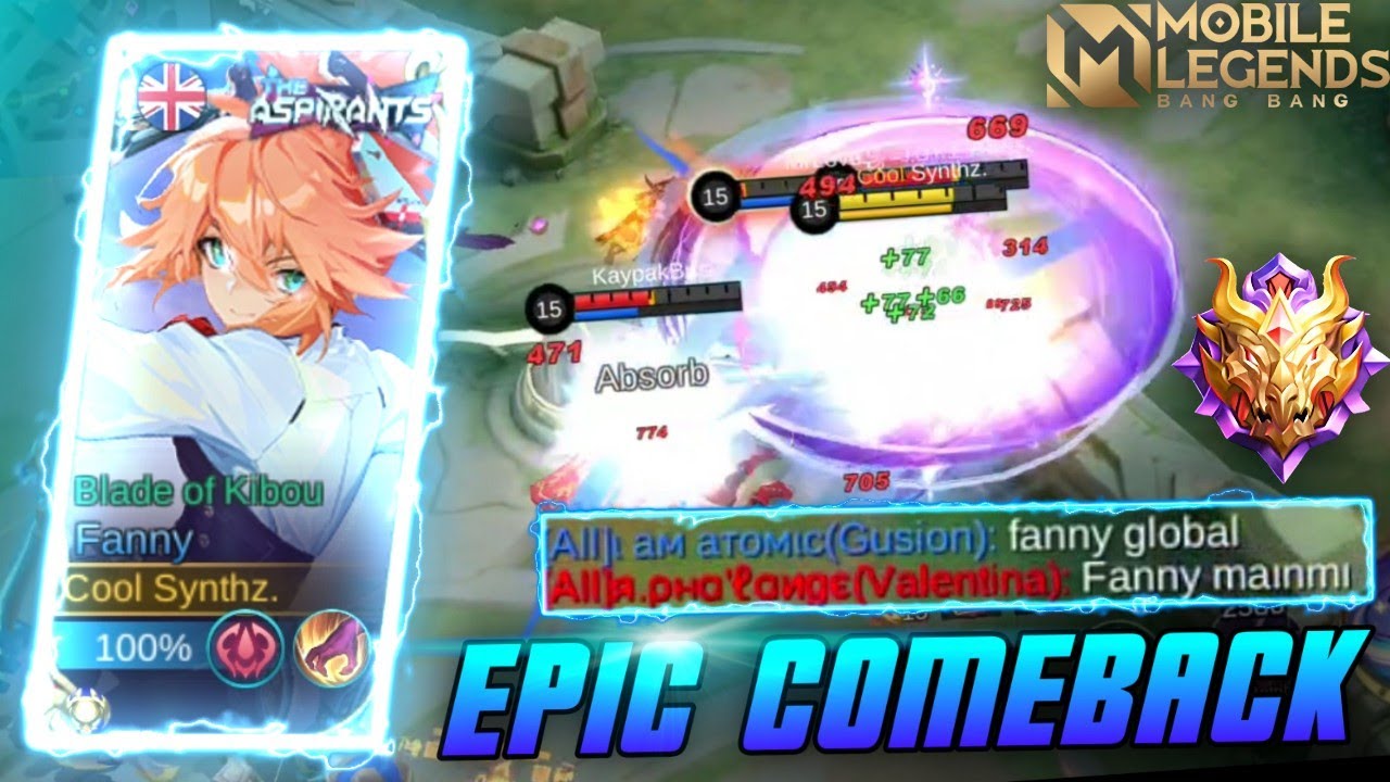 THE MOST SATISFYING EPIC COMEBACK!! ⚡ | AGGRESSIVE FANNY GAMEPLAY 2023 | MLBB
