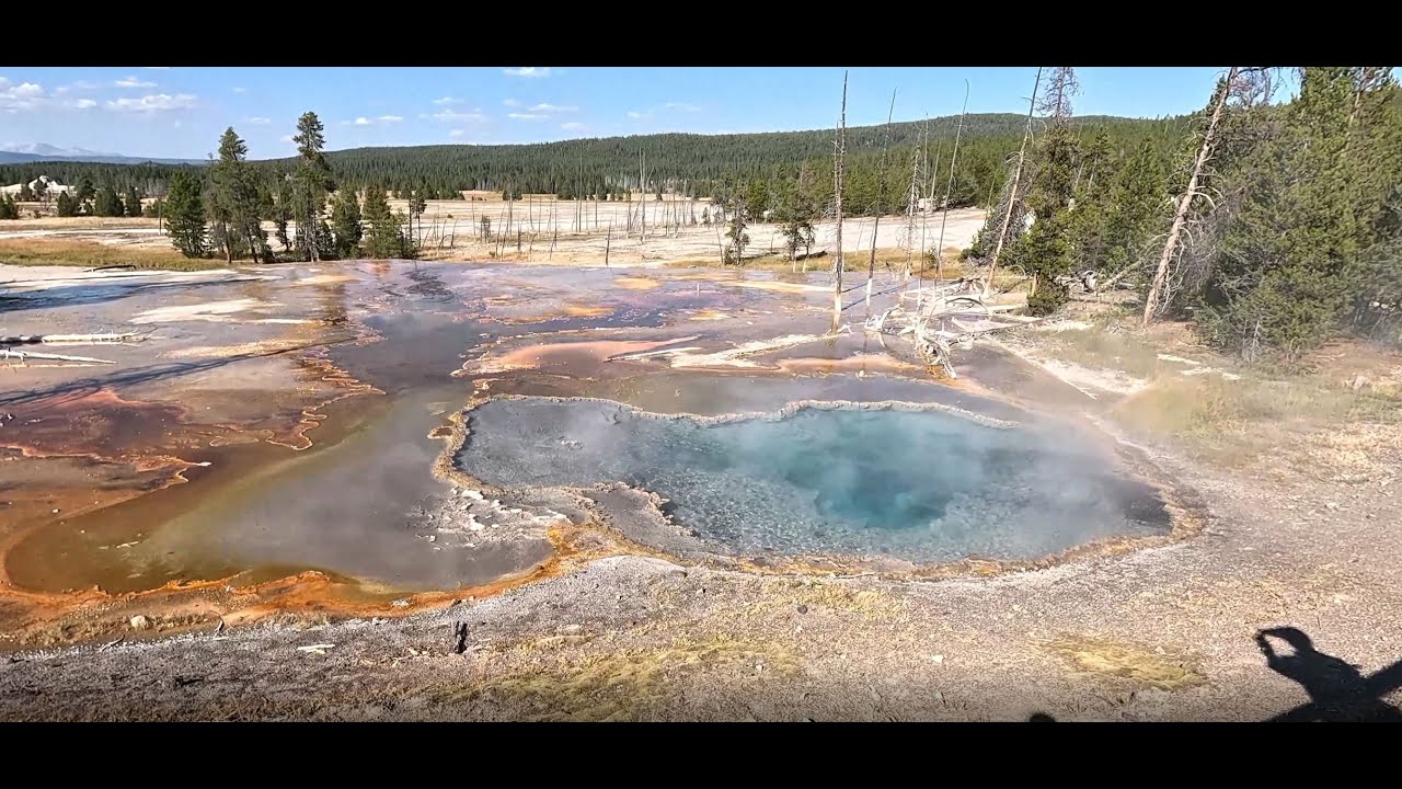 Firehole Lake Drive at Yellowstone