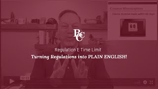 Regulation E Time Limit