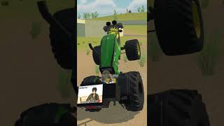 🚜🔥 Tractor king on fire 😱Desi power + dangerous stunt = viral 💥#shorts #tractor #tractorstunt #viral