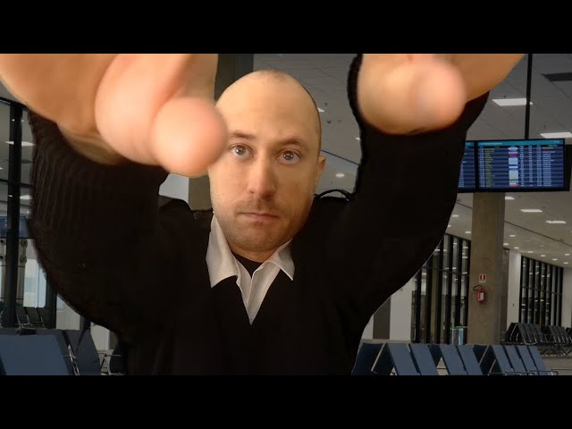 TSA Pat Down Screening at the Airport - POV ASMR